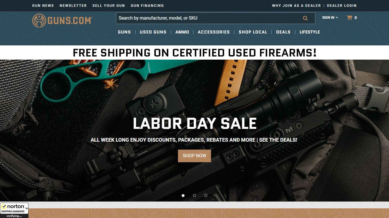 The Easiest Place to Buy Guns :: Guns.com